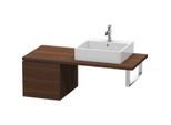 Duravit L-Cube Unterschrank LC583106969 42 x 54,7 cm, nussbaum gebürstet, für Konsole, 1 Auszug