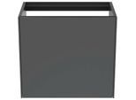 Ideal Standard Conca Waschtisch-Unterschrank T3991Y2 ohne Waschtisch-Platte, 1 Auszug, 60 x 37 x 54 cm, Anthrazit matt lackiert