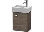 Duravit Brioso Waschtischunterbau BR4049R1051 364x239mm, Pine Terra/Chrom, Tür rechts