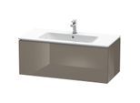 Duravit L-Cube Waschtischunterbau LC614208989 Flannel Grey Hochglanz, 102x40x48,1cm, 1 Auszug