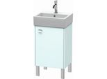 Duravit Brioso Waschtischunterbau BR4430R1009 434x339mm, Lichtblau Matt/Chrom, Tür rechts