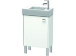 Duravit Brioso Waschtischunterbau BR4431L1018 434x239mm, Weiß Matt, Tür links, Griff Chrom