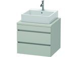 Duravit DuraStyle Waschtisch-Unterschrank DS531500707 60 x 54,8 cm, betongrau matt, für Konsole, 2 Schubkästen