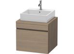 Duravit DuraStyle Waschtisch-Unterschrank DS531003535 60 x 54,8 cm, Eiche terra, für Konsole, 1 Auszug