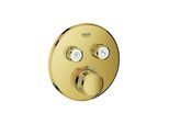Grohe Grohtherm Smartcontrol Fertigmontageset 29119GL0 cool sunrise, rund, UP-Thermostat, 2 Absperrventile