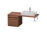 Duravit DuraStyle Waschtisch-Unterschrank DS533202121 50 x 54,8 cm, nussbaum dunkel, für Konsole, 1 Auszug