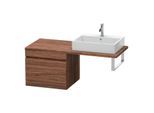 Duravit DuraStyle Waschtisch-Unterschrank DS533302121 60 x 54,8 cm, nussbaum dunkel, für Konsole, 1 Auszug