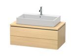 Duravit L-Cube Waschtisch-Unterschrank LC581907171 102 x 54,7 cm, mediterane eiche, für Konsole, 2 Schubkästen