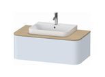 Duravit Happy D.2 Waschtisch-Unterschrank HP493109797 35,4 x 100 x 55 cm, 1 Auszug, Konsole, für Möbelwaschtisch, lichtblau seidenmatt