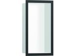 hansgrohe XtraStoris Wandnische 56096340 30x15x10cm, mit Designrahmen, mattweiß, brushed black chrome