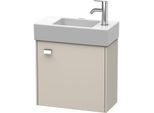 Duravit Brioso Waschtischunterbau BR4051R1091 484x239mm, Taupe, Tür rechts, Griff Chrom