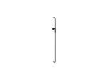 Hewi Serie 480 Brausehalterstange 480.33M00260CV pulverbeschichtet, schwarz matt, 110 cm, mit Magnetbrausehalter