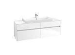 Villeroy & Boch Collaro Waschtischunterschrank C03100MS 160x54,8x50cm, Waschtisch mittig, White Matt