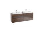 Villeroy & Boch Collaro Waschtischunterschrank C02400VH 160x54,8x50cm, für 2 Waschtische, Arizona Oak