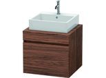 Duravit DuraStyle Waschtisch-Unterschrank DS531002121 60 x 54,8 cm, nussbaum dunkel, für Konsole, 1 Auszug