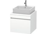 Duravit DuraStyle Waschtisch-Unterschrank DS531001818 60 x 54,8 cm, weiß matt, für Konsole, 1 Auszug