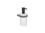 Hewi Serie 480 Seifen-/Desinfektionsmittelspender 480.06.00260SC mit Halter, pulverbeschichtet dunkelgrau perlglimmer tiefmatt
