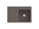 Villeroy und Boch Subway Style 45 Einbauspüle 334700TR Spülbecken rechts, timber CeramicPlus, 78 x 51 cm