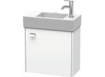 Duravit Brioso Waschtischunterschrank BR4051R1018 484x239mm, Weiß Matt, Tür rechts, Griff Chrom