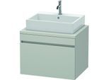 Duravit DuraStyle Waschtisch-Unterschrank DS531100707 70 x 54,8 cm, betongrau matt, für Konsole, 1 Auszug