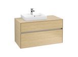 Villeroy & Boch Collaro Waschtischunterschrank C01400VJ 100x54,8x50cm, Waschtisch links, Nordic Oak