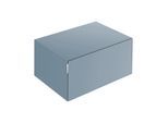 Keuco Edition 11 Art Sideboard 32541330800 80x35x49cm, 1 Frontauszug, Lack seidenmatt, Glas satiniert, blue satin
