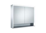 Keuco Royal Lumos Spiegelschrank 14303171305 900x735x165mm, silber-eloxiert, Spiegelheizung, 2 kurze Türen, Wandvorbau