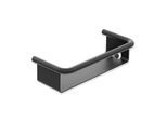 Hewi Serie 480 Duschkorb 480.03.00160DC mit Haken, pulverbeschichtet, schwarz matt