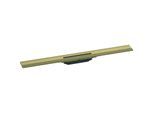 hansgrohe RainDrain Flex Duschrinne 56051140 80cm, Fertigset, kürzbar, zur Wandmontage, brushed bronze