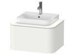 Duravit Happy D.2 Waschtisch-Unterschrank HP494003636 35,4 x 65 x 48 cm, 1 Auszug, für Konsole, weiß seidenmatt