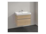 Villeroy & Boch Collaro Waschtischunterschrank C01000VJ 2 Auszüge, 754 x 546 x 444 mm, Nordic Oak