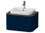 Duravit Happy D.2 Waschtisch-Unterschrank HP494009898 35,4 x 65 x 48 cm, 1 Auszug, für Konsole, nachtblau seidenmatt