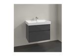 Villeroy & Boch Collaro Waschtischunterschrank C01000FP 75,4x54,6x44,4cm, Glossy Grey