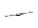 hansgrohe RainDrain Flex Duschrinne 56051800 80cm, Fertigset, kürzbar, zur Wandmontage, Edelstahl optic