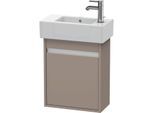 Duravit Ketho Waschtisch-Unterschrank KT6629L4343 45x22,5x55cm, wandhängend, Tür links, basalt matt