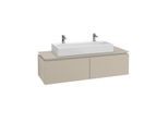 Villeroy & Boch Legato Waschtischunterschrank B61100VK 140x38x50cm, Soft Grey