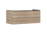 hansgrohe Xelu Q Waschtischunterschrank 54084000 1180x485x550mm, 2 Schubkästen, Eiche Natur, chrom
