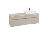 Villeroy & Boch Legato Waschtischunterschrank B675L0VK 160x55x50cm, mit LED-Beleuchtung, Soft Grey
