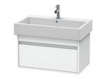 Duravit Ketho Waschtisch-Unterschrank KT668701818 75 x 44 cm, weiß matt, 1 Auszug, wandhängend