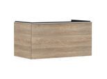 hansgrohe Xelu Q Waschtischunterschrank 54060700 980x485x550mm, mit Schubkasten, Eiche Natur, mattweiß