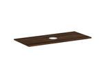 hansgrohe Xelu Q Konsole 54115630 1180 x 550 mm, Ausschnitt mittig, Aufsatzwaschtisch ohne Hahnloch, Nussbaum dunkel