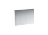 LAUFEN Frame 25 LED-Spiegelschrank 4086539001441, 100cm, 2 Türen, Seite verspiegelt, Ambientelicht