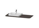 Duravit Happy D.2 Waschtisch-Konsole HP031KL6969 130 x 55 cm, mit 1 Ausschnitt, Links, nussbaum gebürstet