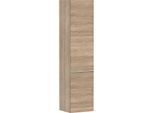 hansgrohe Xelu Q Hochschrank 54141700 370x400x1650mm, Türanschlag rechts, Eiche Natur, mattweiß