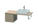 Duravit L-Cube Unterschrank LC583107575 42 x 54,7 cm, leinen, für Konsole, 1 Auszug