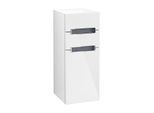 Villeroy und Boch Subway 2.0 Seitenschrank A7121SDH 35,6x85,7cm, links, Griff chrom, weiss, glossy white