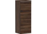hansgrohe Xelu Q Halbhochschrank 54134000 370x400x1065mm, Türanschlag rechts, Nussbaum dunkel, chrom