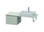 Duravit L-Cube Unterschrank LC583200707 52 x 54,7 cm, betongrau matt, für Konsole, 1 Auszug