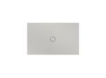 Bette BetteFloor Duschfläche 5793-410PLUS,T1 130x80cm, Glasur, Mini-Wannenträger, silver