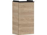 hansgrohe Xelu Q Waschtischunterschrank 54017670 340x605x245mm, für Handwaschbecken, rechts, Eiche Natur, mattschwarz